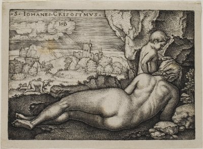 Boete van Johannes Chrysostomus door Hans Sebald Beham