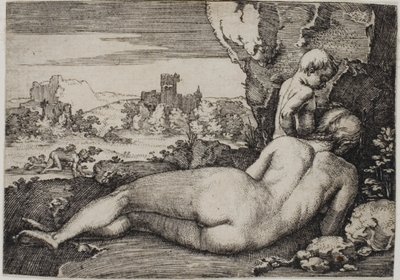 Boete van Johannes Chrysostomus door Hans Sebald Beham