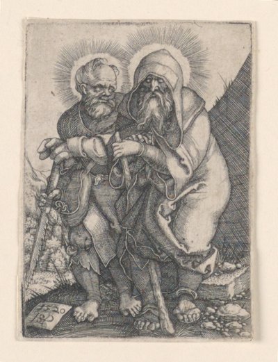 Sint Simon en Sint Thaddeus door Hans Sebald Beham