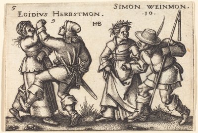 September en Oktober door Hans Sebald Beham