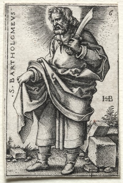 Sint Bartholomeüs door Hans Sebald Beham