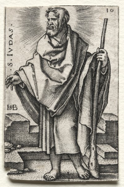 Sint Judas door Hans Sebald Beham