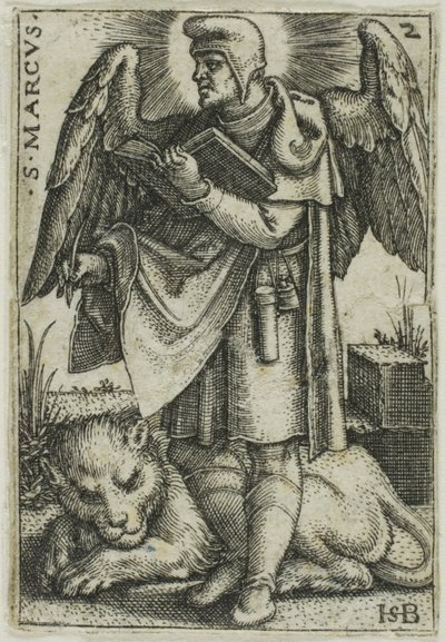 Sint Marcus, uit De Vier Evangelisten door Hans Sebald Beham