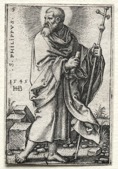 St. Philip, 1545-1546 door Hans Sebald Beham