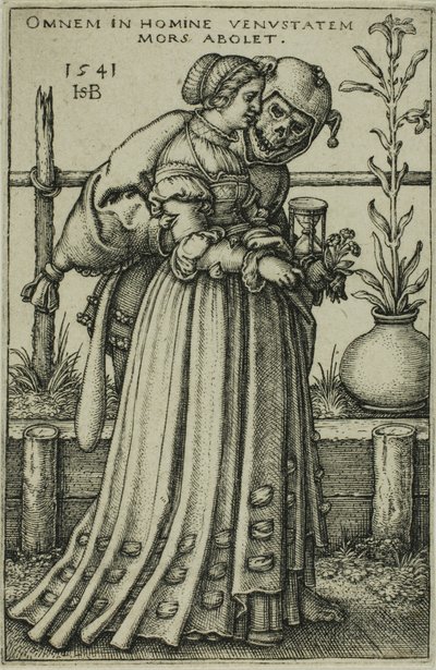 De Dame en de Dood door Hans Sebald Beham