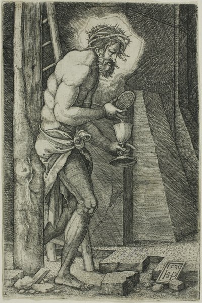 De man van smarten door Hans Sebald Beham