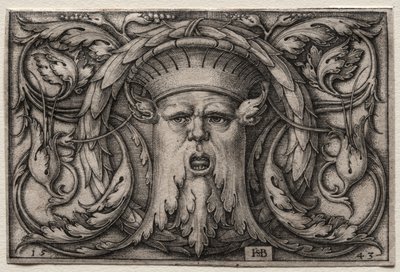Het Masker door Hans Sebald Beham