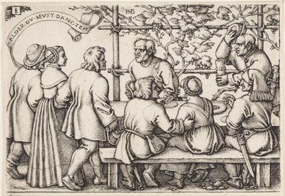 Het Boerenfeest, of, De Twaalf Maanden door Hans Sebald Beham