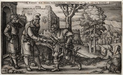 De Verloren Zoon door Hans Sebald Beham