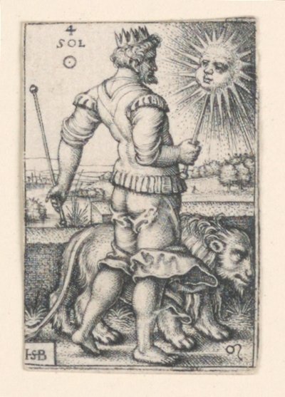 De Zon, uit De Zeven Planeten door Hans Sebald Beham