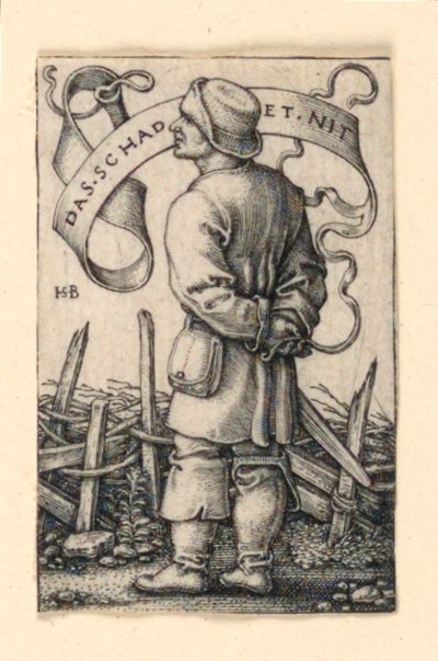 De Weerboer: "Das Schadet Nit" door Hans Sebald Beham