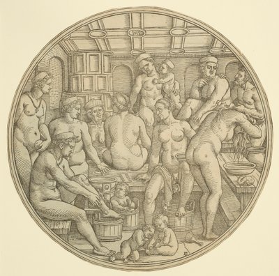 Het vrouwenbad door Hans Sebald Beham