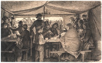 Een Marktkraam door Hans Smidth