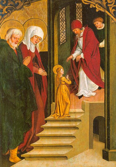 De Tempel van Maria - Inzigkofen Altaar door Hans und Jakob Strüb
