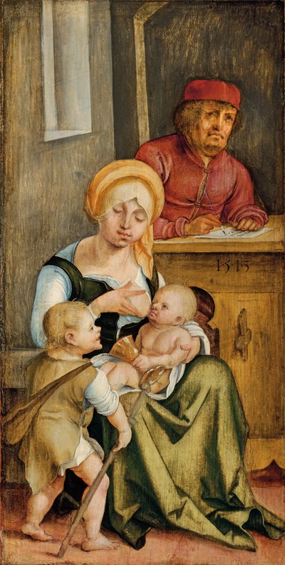 Maria Clopas en haar familie, 1515 door Hans Suess Kulmbach