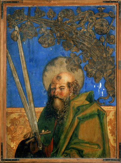 Sint Paulus (detail) door Hans Suess Kulmbach