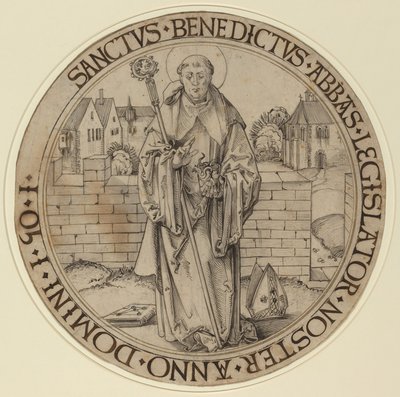 Sint Benedictus door Hans Süss von Kulmbach