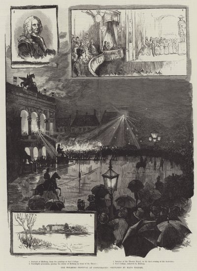 Het Holberg Festival in Kopenhagen door Hans Tegner
