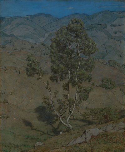 De berk door Hans Thoma