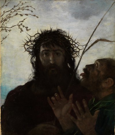 De bespotting van Jezus door Hans Thoma