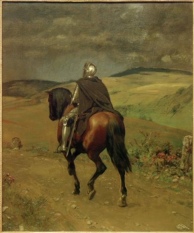Eenzaam ritje door Hans Thoma