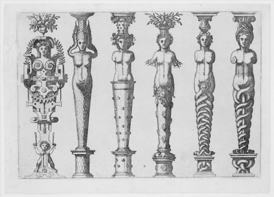 Caryatidum ... sive Athlantidum Multiformium ... door Hans Vredeman de Vries