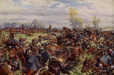 Gevechten tijdens het grote Franse offensief ten westen van de Argonne, 25-30 september 1915 door Hans W. (after) Schmidt
