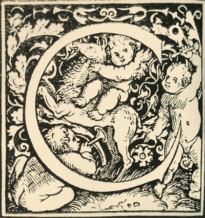 C - Een alfabet door Hans Weiditz, c1520-1521, 1908 door Hans Weiditz