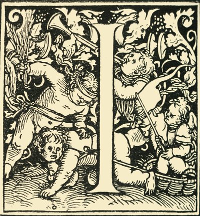 I - Een Alfabet door Hans Weiditz, c1520-1521, 1908 door Hans Weiditz