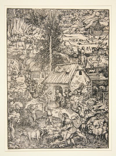 Plattelandstafereel door Hans Weiditz