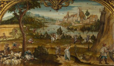 Zomer, ca. 1525 door Hans Wertinger von