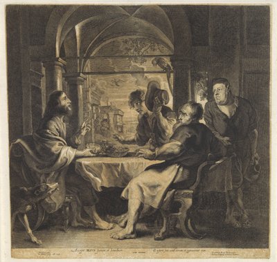 Maaltijd in Emmaüs door Hans Witdoeck