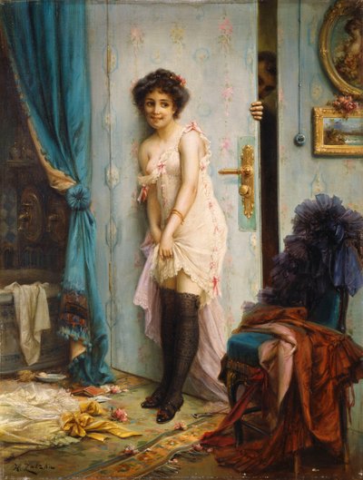 Na het Bad door Hans Zatzka