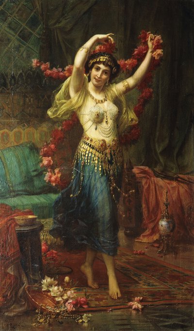 Een Odalisk door Hans Zatzka