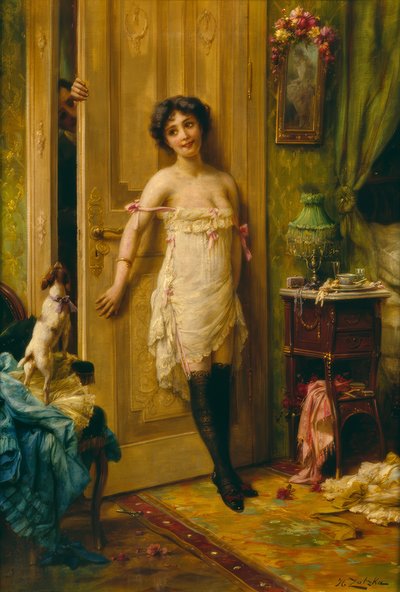 Een vurige bewonderaar door Hans Zatzka