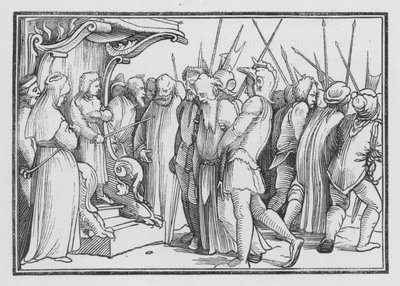 Geschiedenis van Susanna door Hans after Holbein the Younger