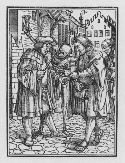 Holbeins Dodendans: De Advocaat door Hans after Holbein the Younger