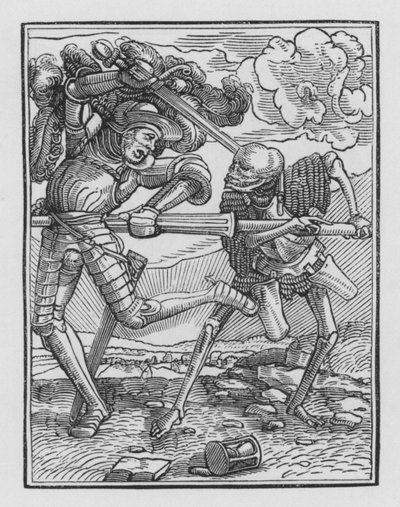 Holbeins Dodendans: De Ridder door Hans after Holbein the Younger