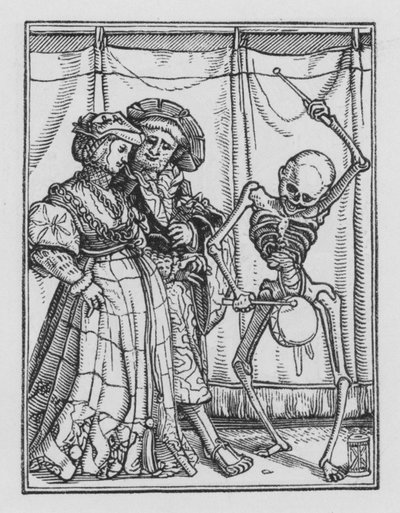 Holbeins Dodendans: De Pasgetrouwde Dame door Hans after Holbein the Younger