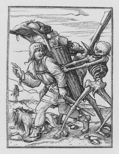 Holbeins Dodendans: De Marskramer door Hans after Holbein the Younger