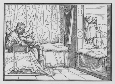 Het Geluk van de Godvruchtigen door Hans after Holbein the Younger
