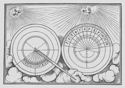 De Terugkeer van de Zonneschaduw Tien Graden op de Zonnewijzer van Achaz door Hans after Holbein the Younger