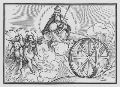 Het Visioen van Ezechiël door Hans after Holbein the Younger