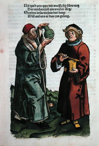 St. Damian en St. Cosmas, illustratie uit het 