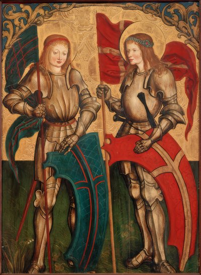 De heiligen Georg en Mauritius door Hans und Jakob Strüb