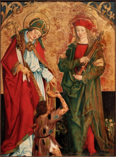 De Heiligen Martin en Sebastian door Hans und Jakob Strüb