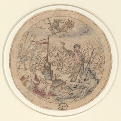 Allegorie op de Turkse Oorlogen door Hans von Aachen