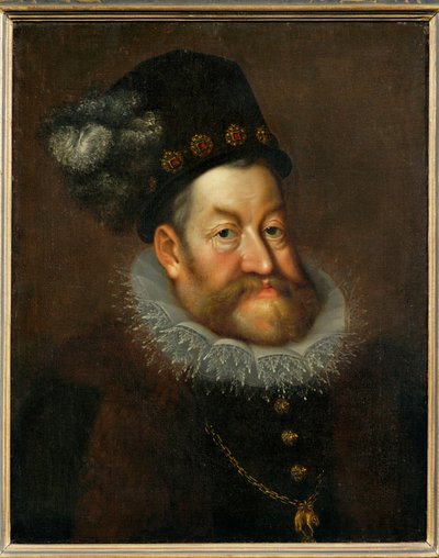 Rudolf II Keizer ... (schilderij op doek) door Hans von Aachen