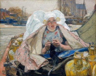 Het melkmeisje van Dordrecht door Hans von Bartels