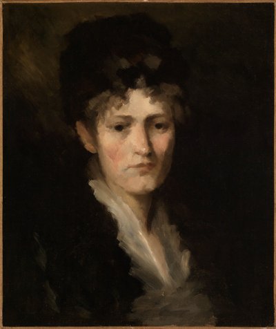 Portret van mejuffrouw zur Westen door Hans von Marées